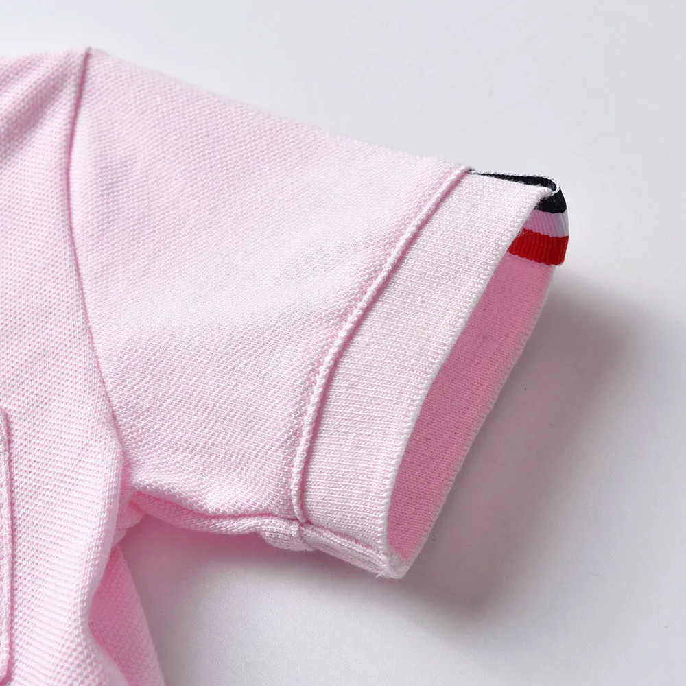 2 Pieces Set Baby Kid Unisex Solid Color Polo Shirts And Shorts Wholesale 22052633