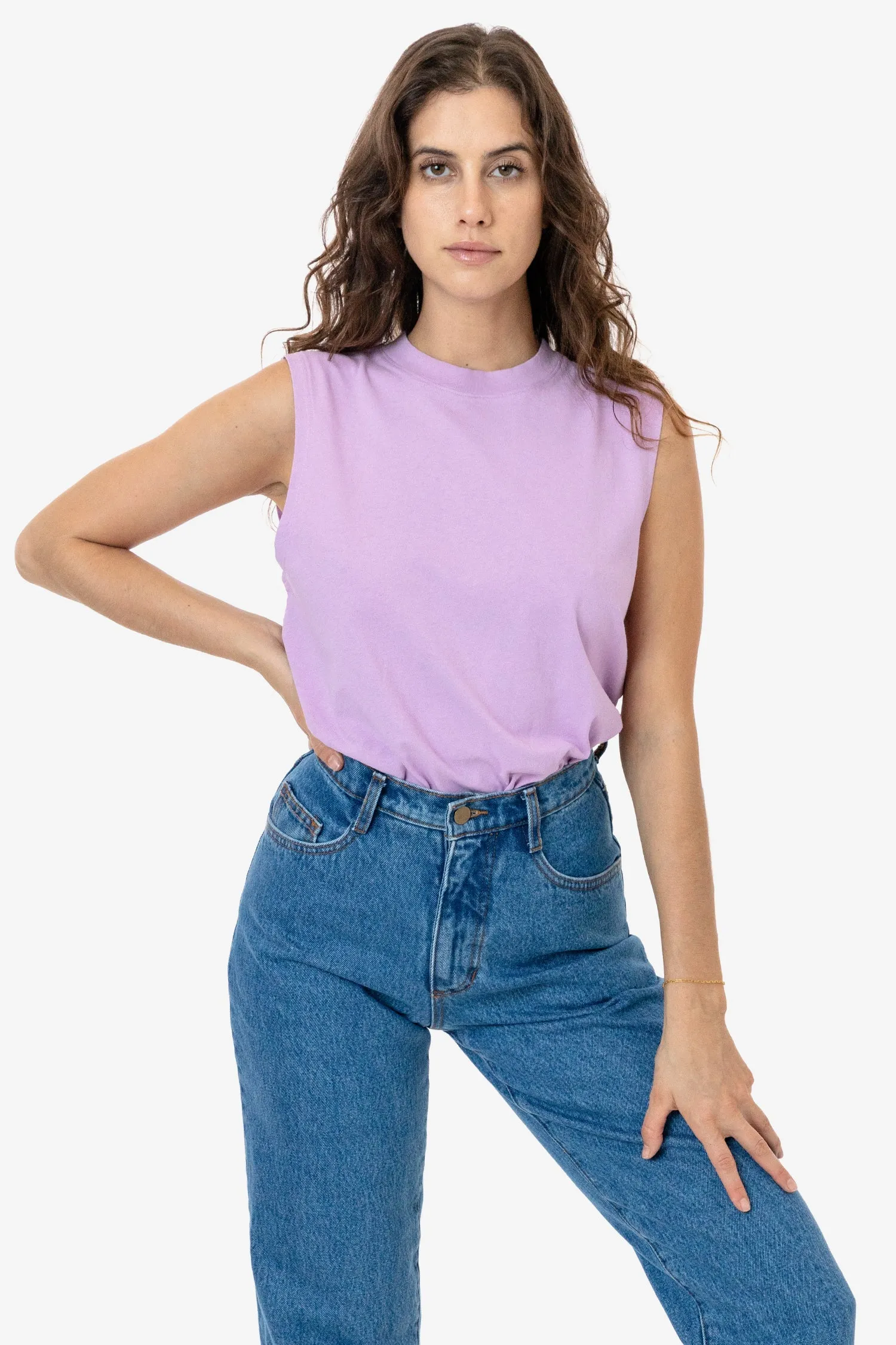 2865GD - Women's Garment Dye Muscle Tank