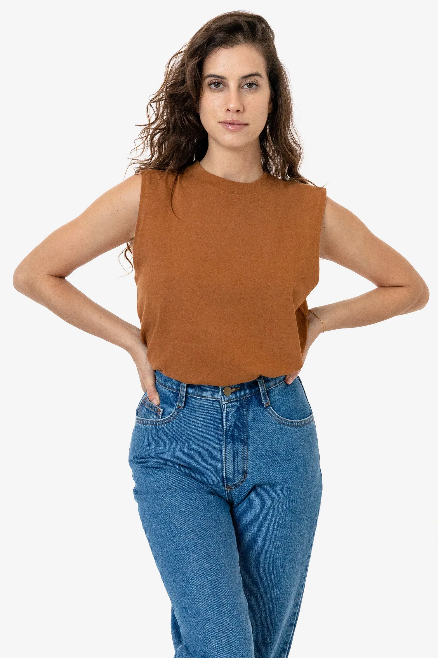 2865GD - Women's Garment Dye Muscle Tank
