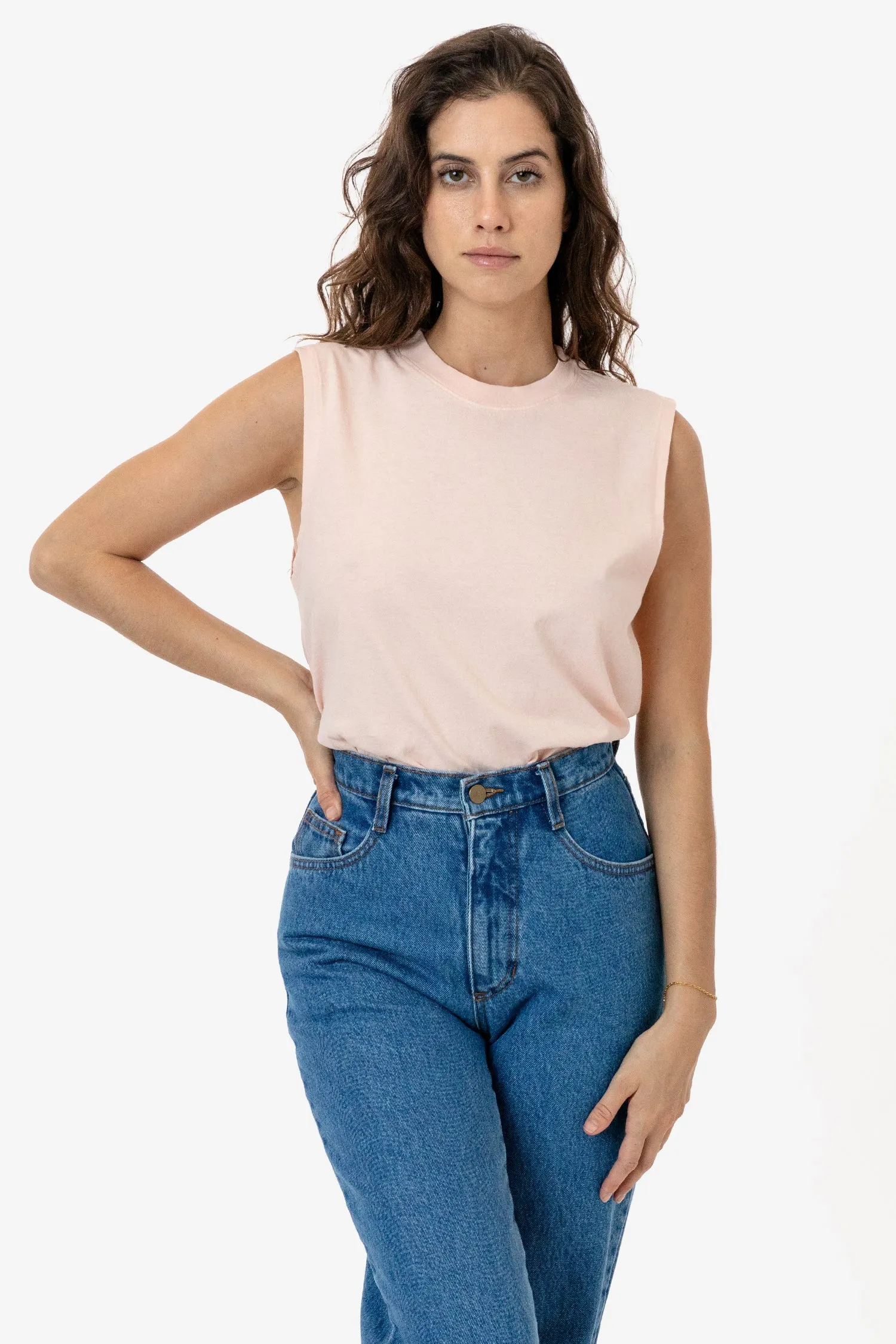 2865GD - Women's Garment Dye Muscle Tank