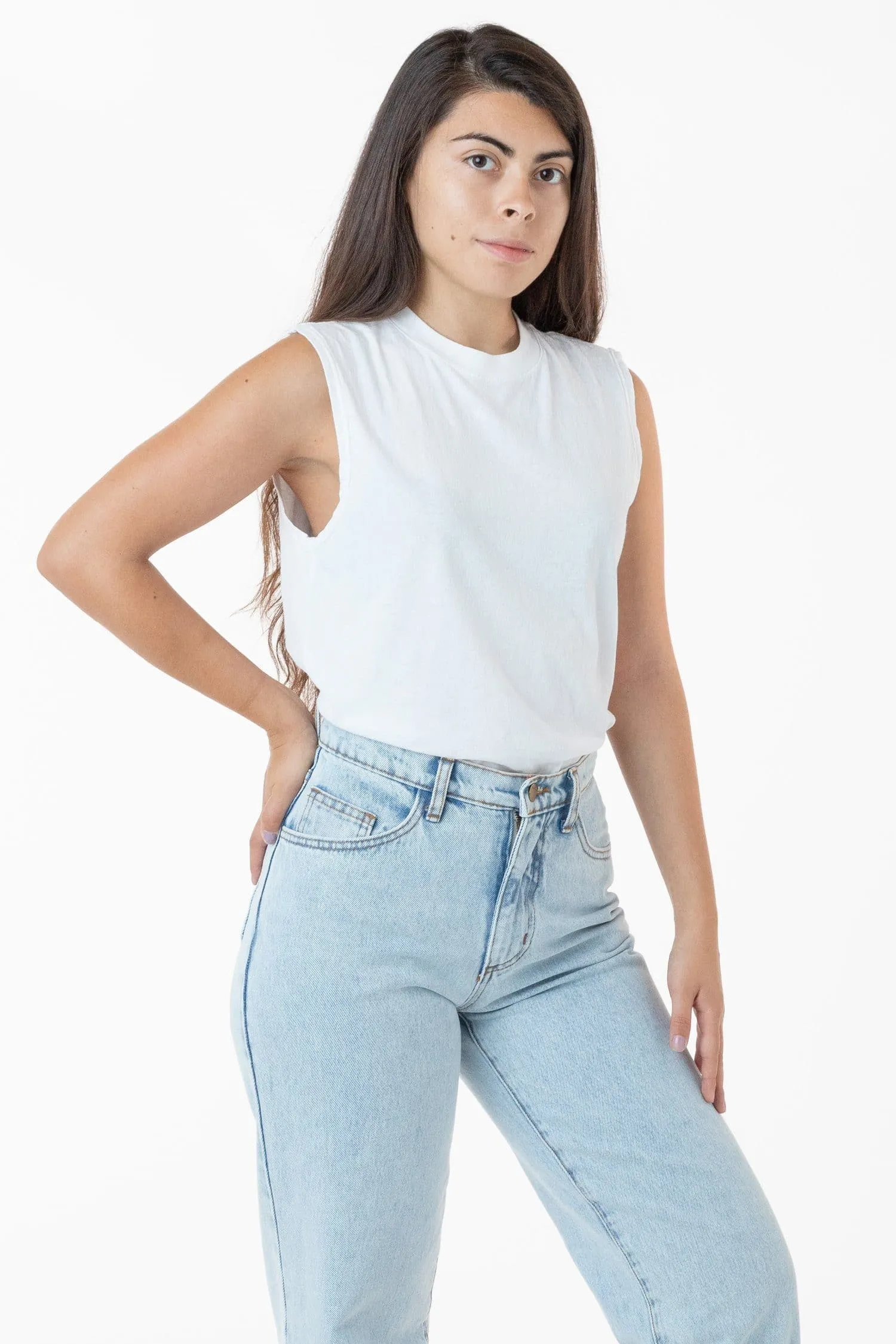 2865GD - Women's Garment Dye Muscle Tank