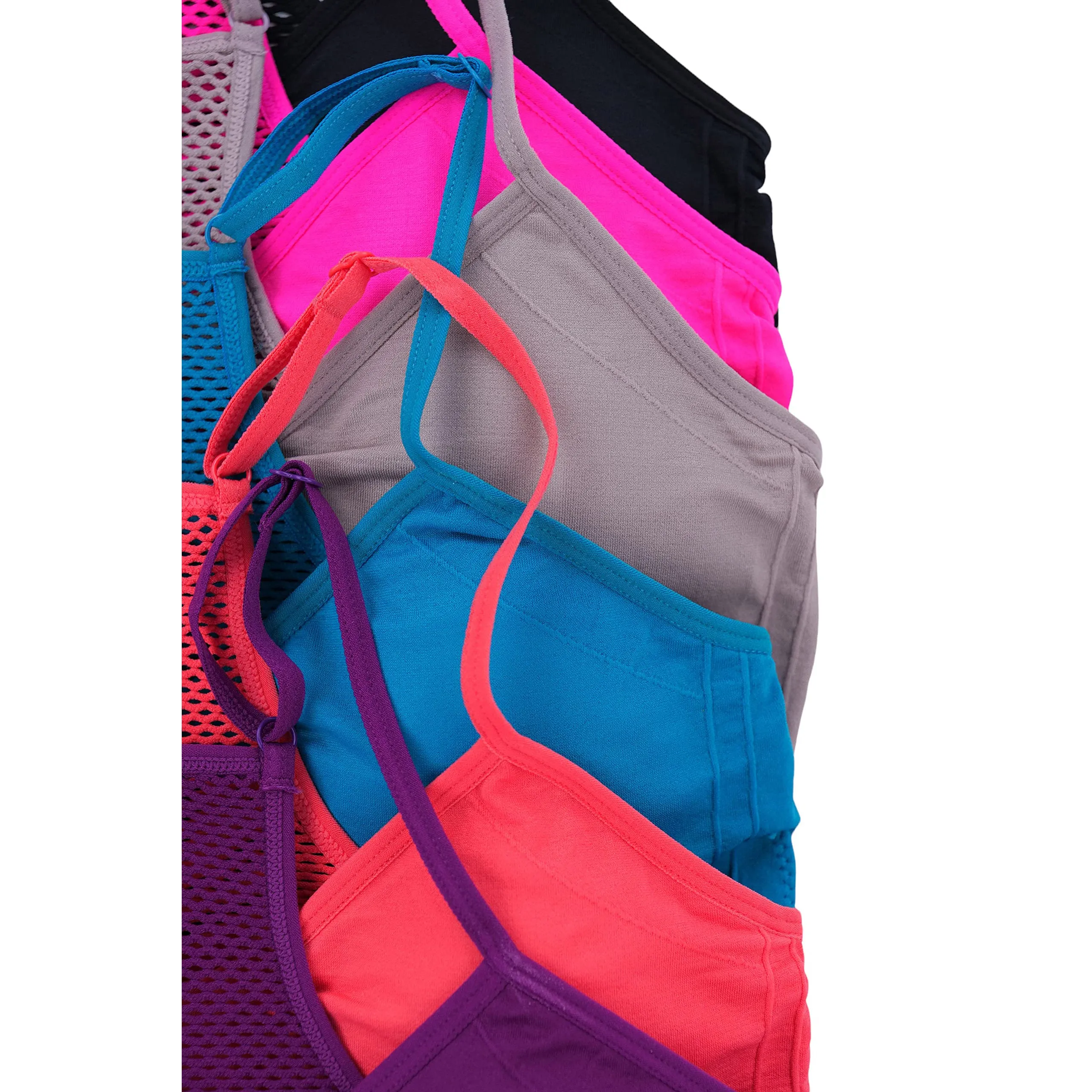 6-Pack: ToBeInStyle Womne's Wire Free Padded Bralettes