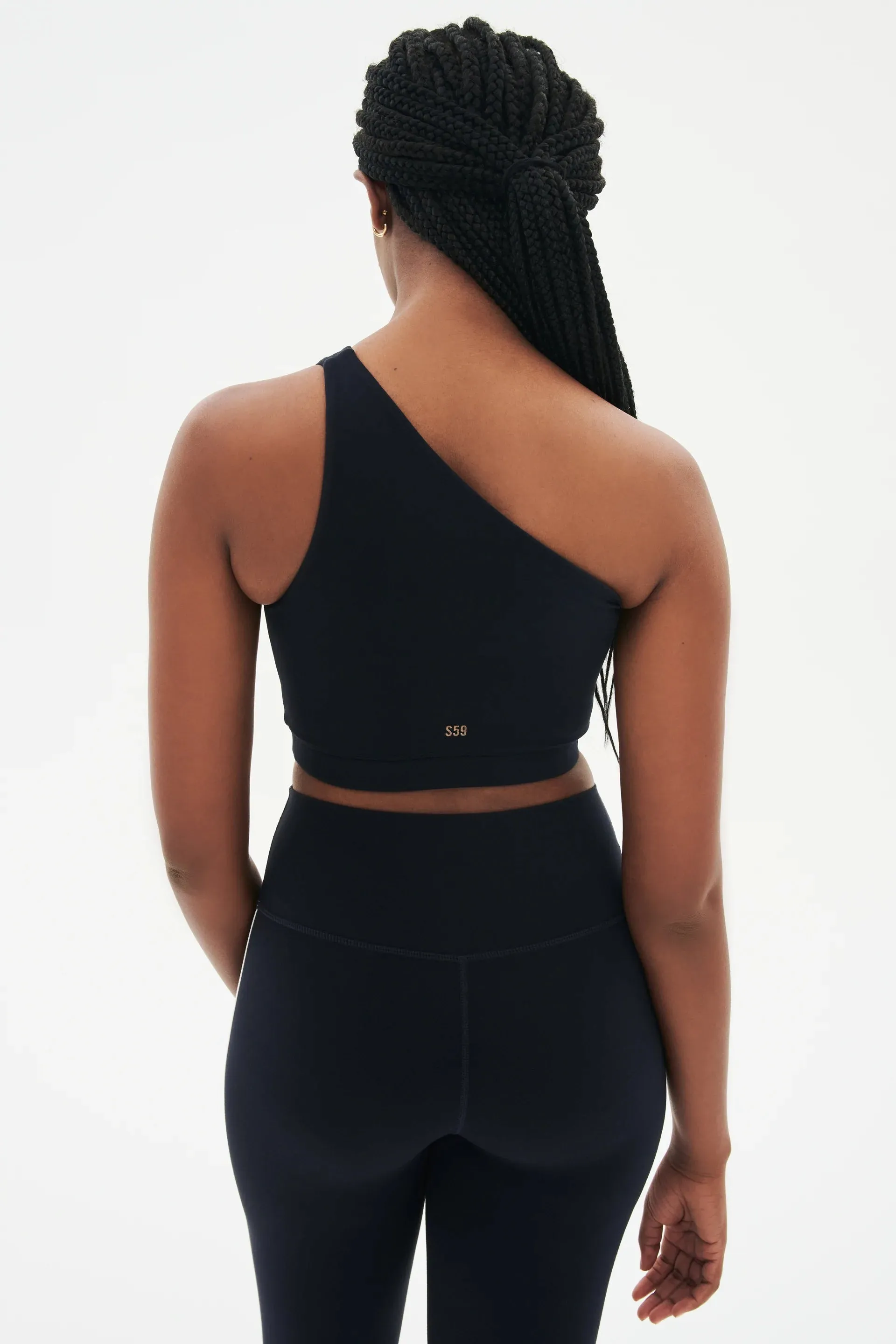 Asymmetric Airweight Bra Indigo