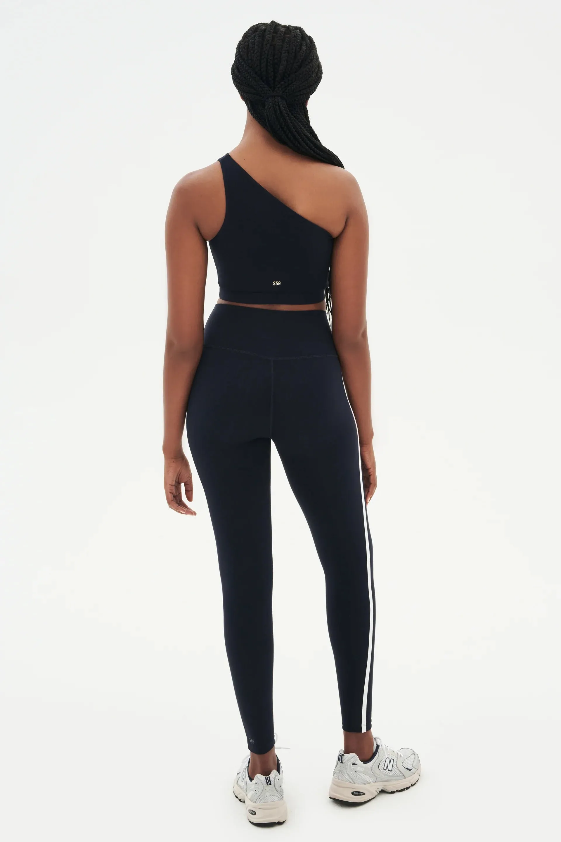 Asymmetric Airweight Bra Indigo