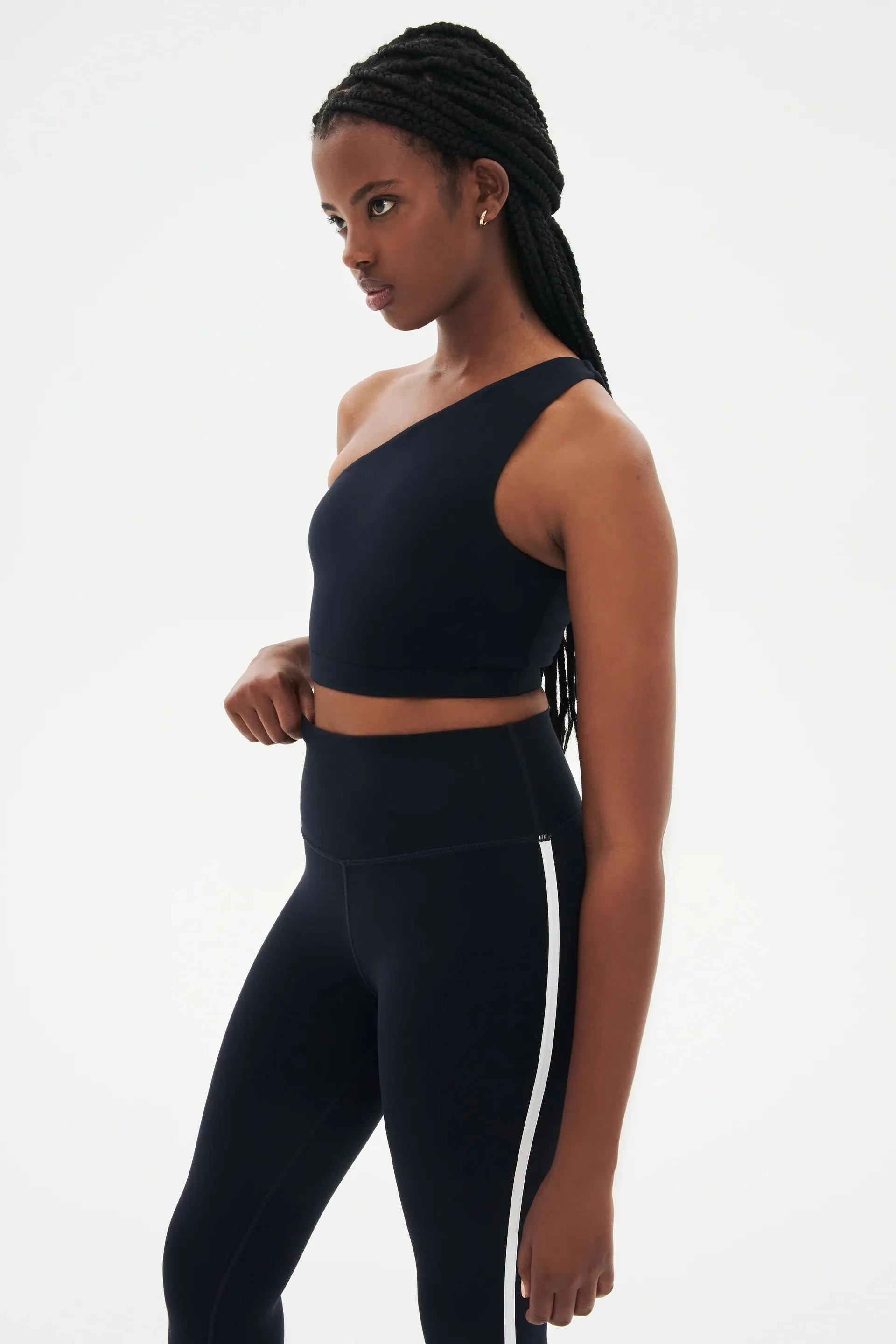 Asymmetric Airweight Bra Indigo