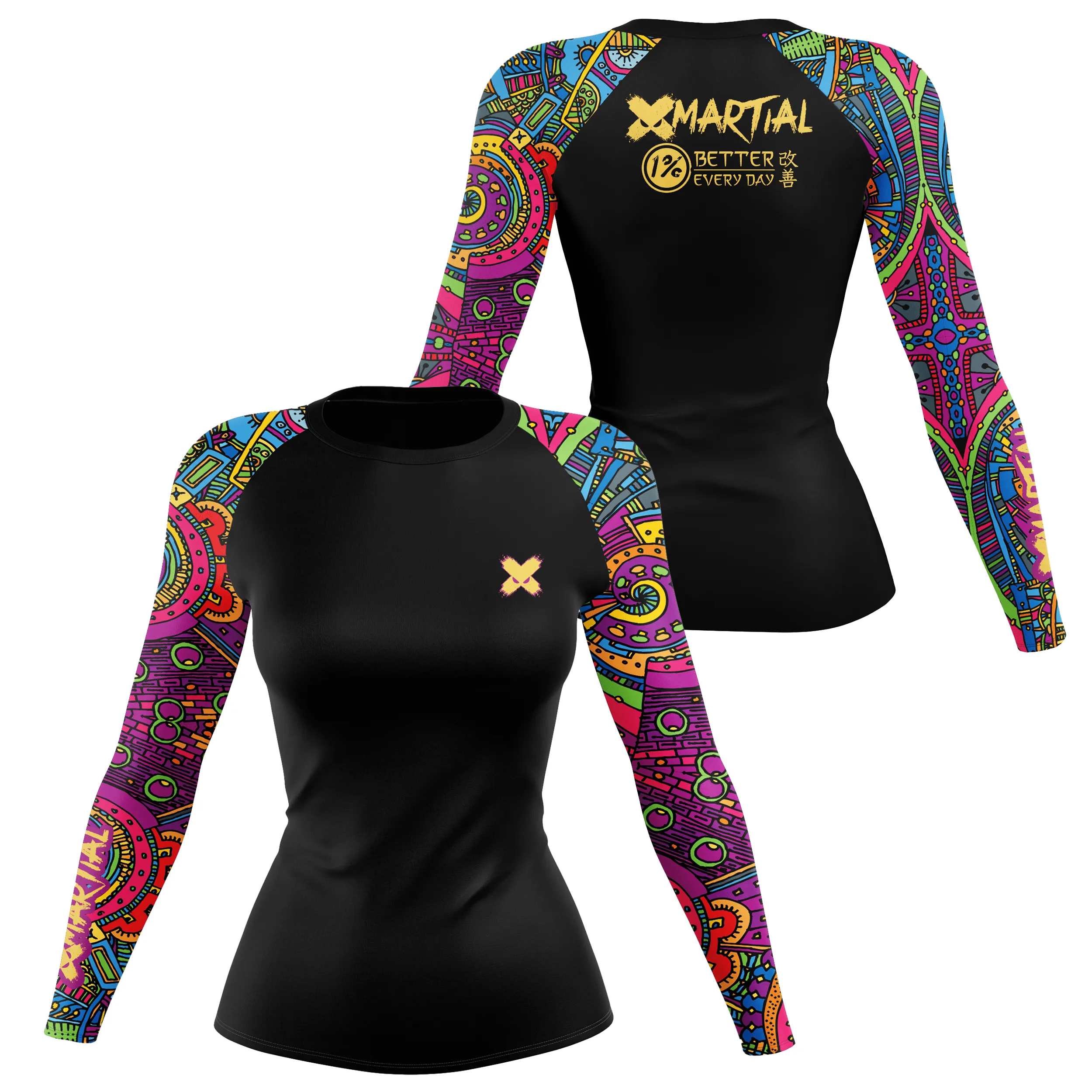 Aztec Women's Longsleeve BJJ Rash Guard
