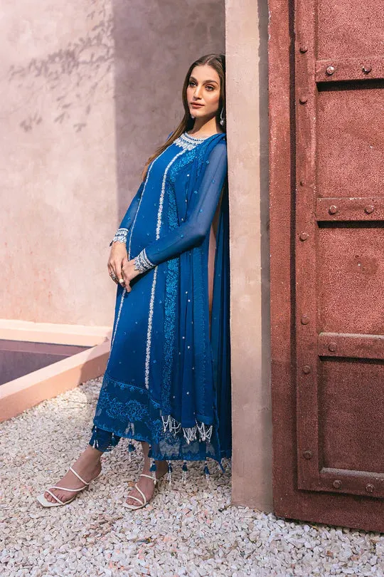 Azure | Embroidered Ensembles 3 Pcs | Radiant Sky