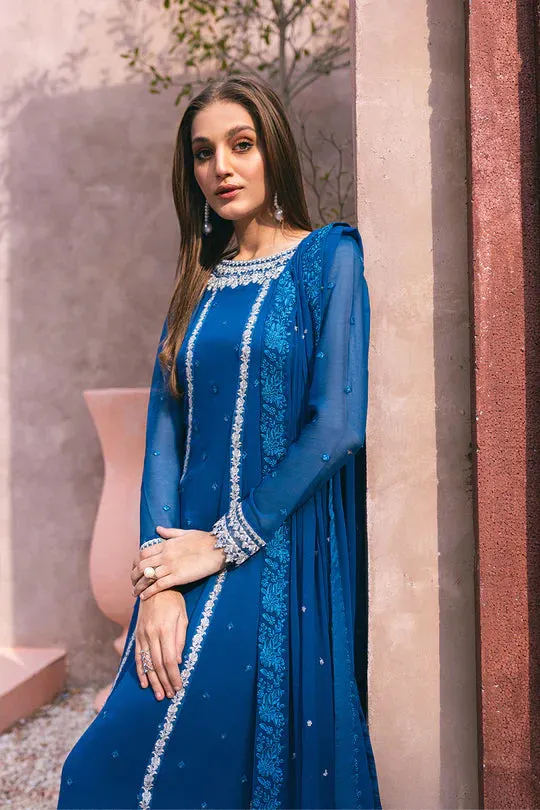 Azure | Embroidered Ensembles 3 Pcs | Radiant Sky