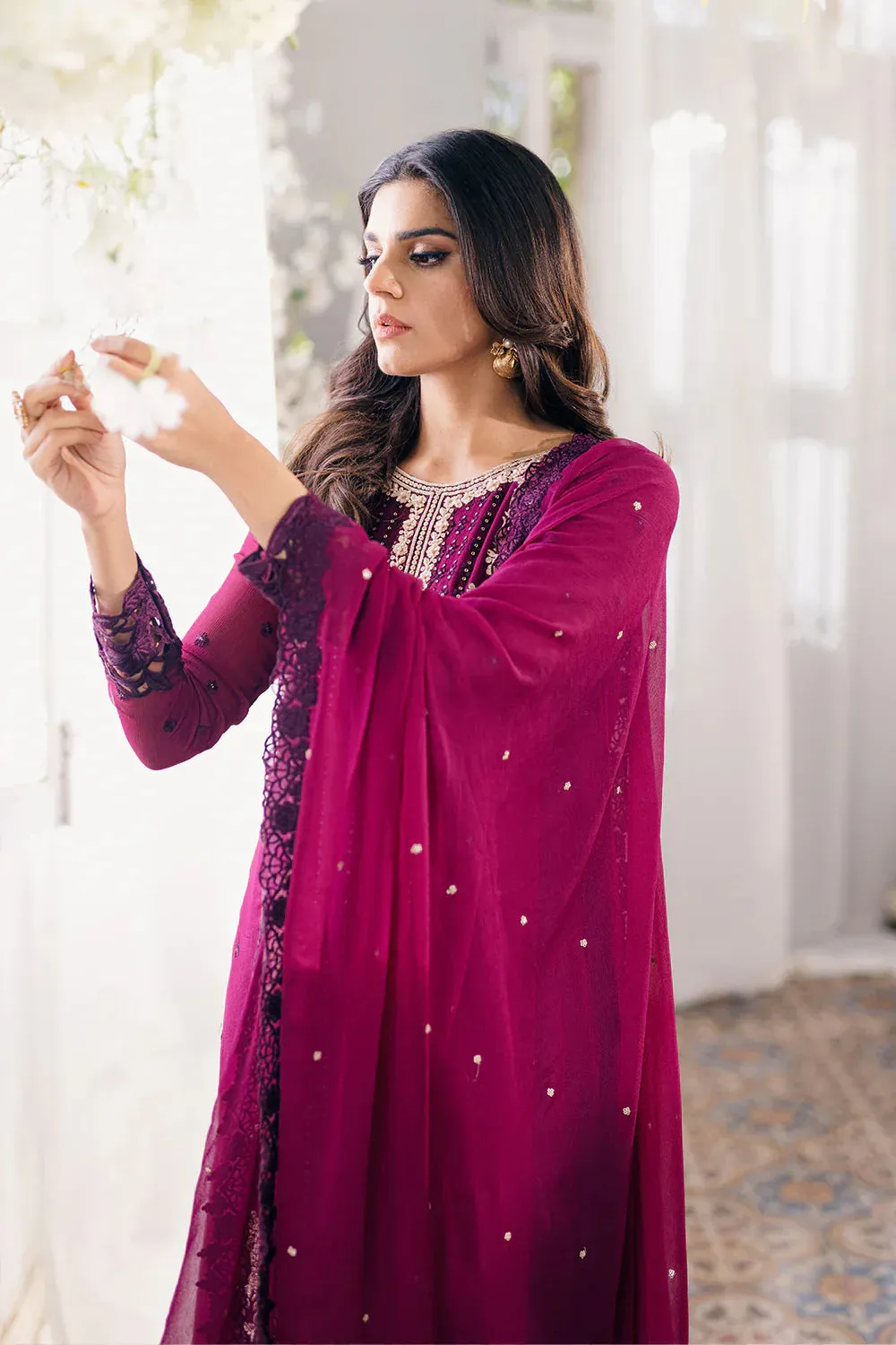 Azure | Ensembles Embroidered Formals | Merlot Muse
