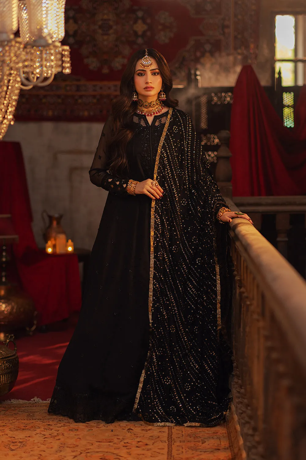 Azure | Ensembles Embroidered Formals | Noir Majesty