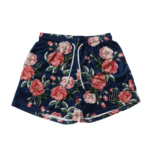 Basic Mesh Shorts - Vintage Roses