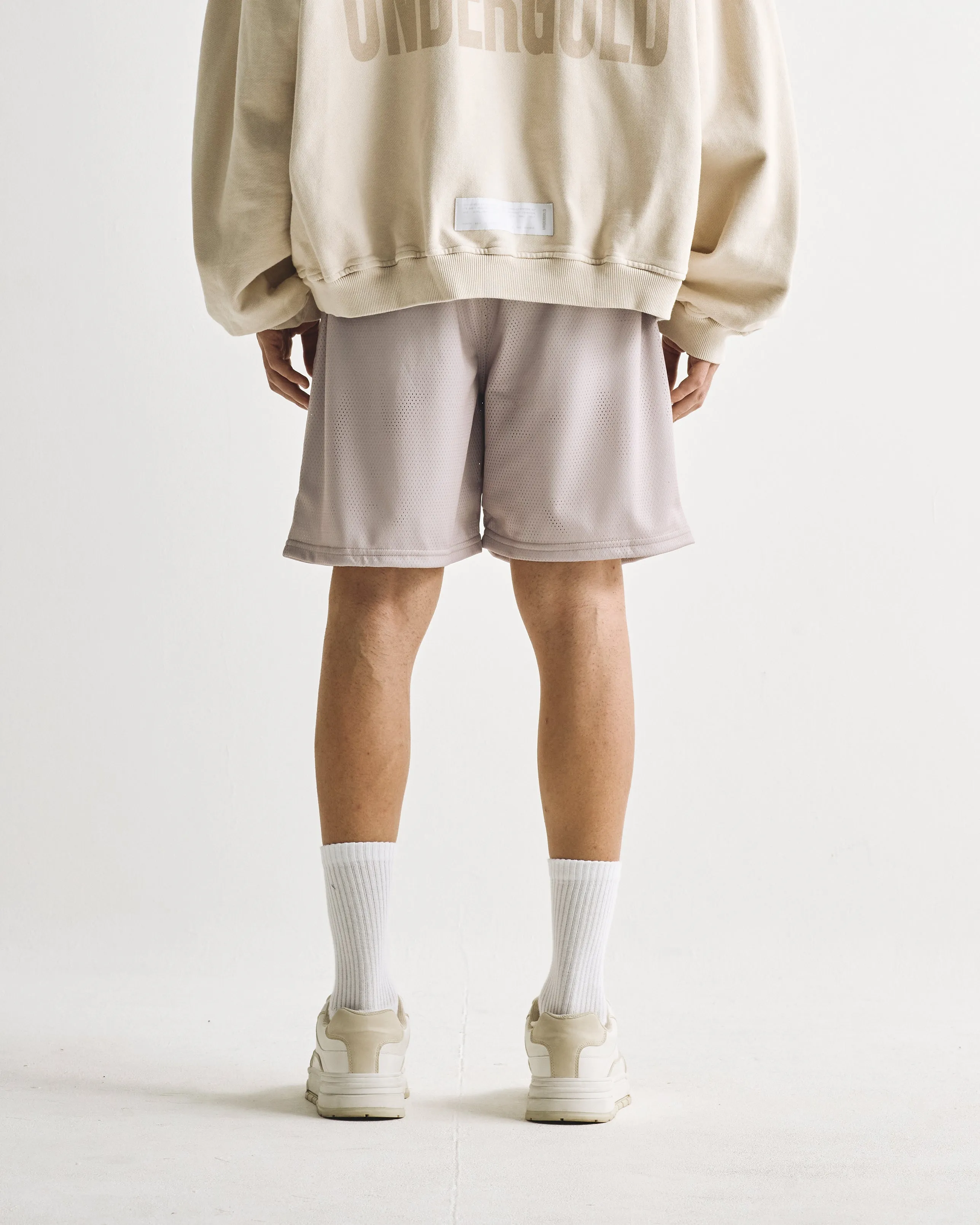 Basics Mesh Short Light Brown