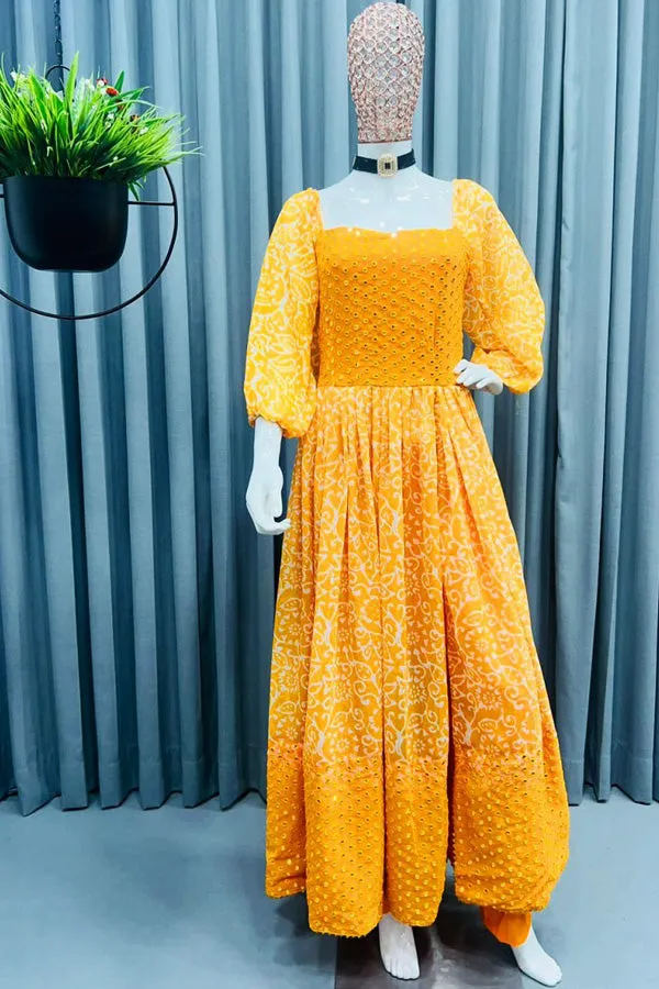 Best Yellow Gown For Haldi Ceremony 2023