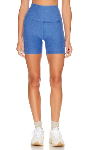 Beyond Yoga Keep Pace Biker Short in Blue