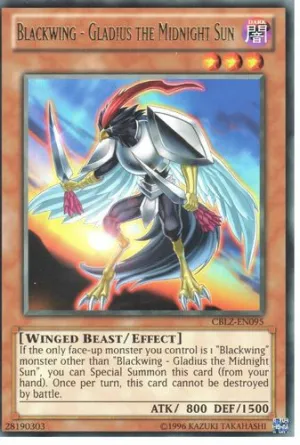 Blackwing - Gladius the Midnight Sun - CBLZ-EN095 - Rare - Unlimited