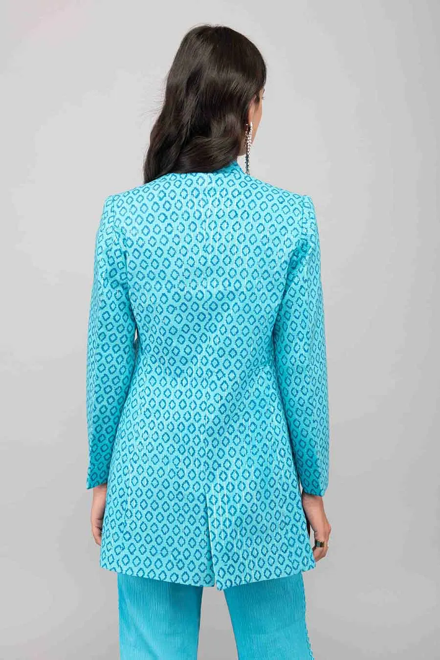 Blue Printed Co-Ord Set