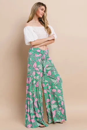 Boho Breeze Wide-Leg Palazzo Pants