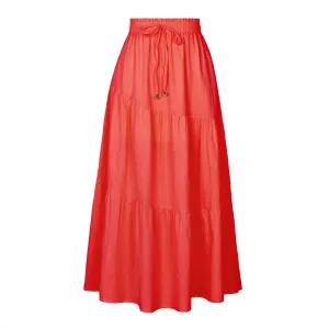 Boho Tiered Maxi Skirt