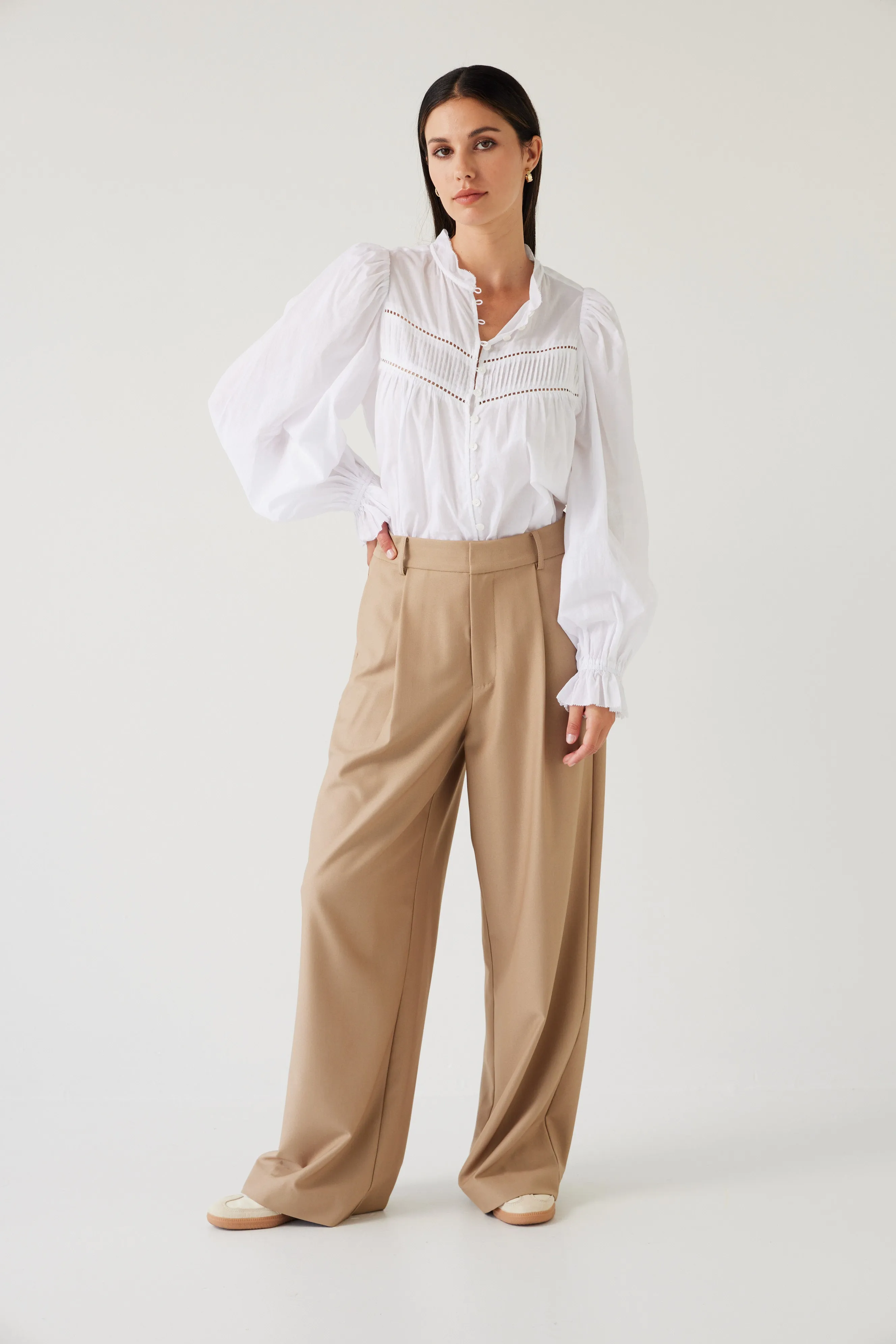 Boyfriend Pant | Sand Beige