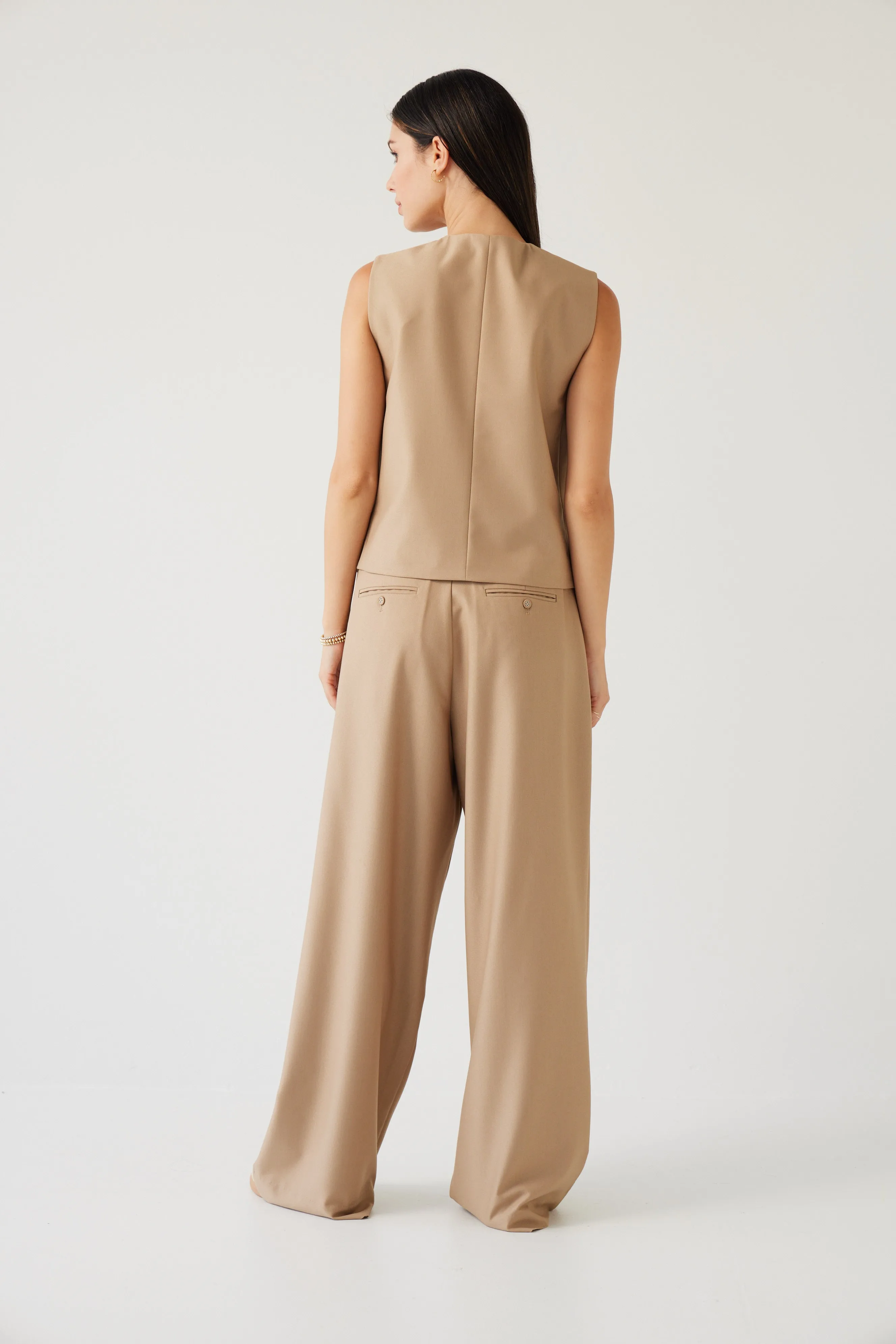 Boyfriend Pant | Sand Beige