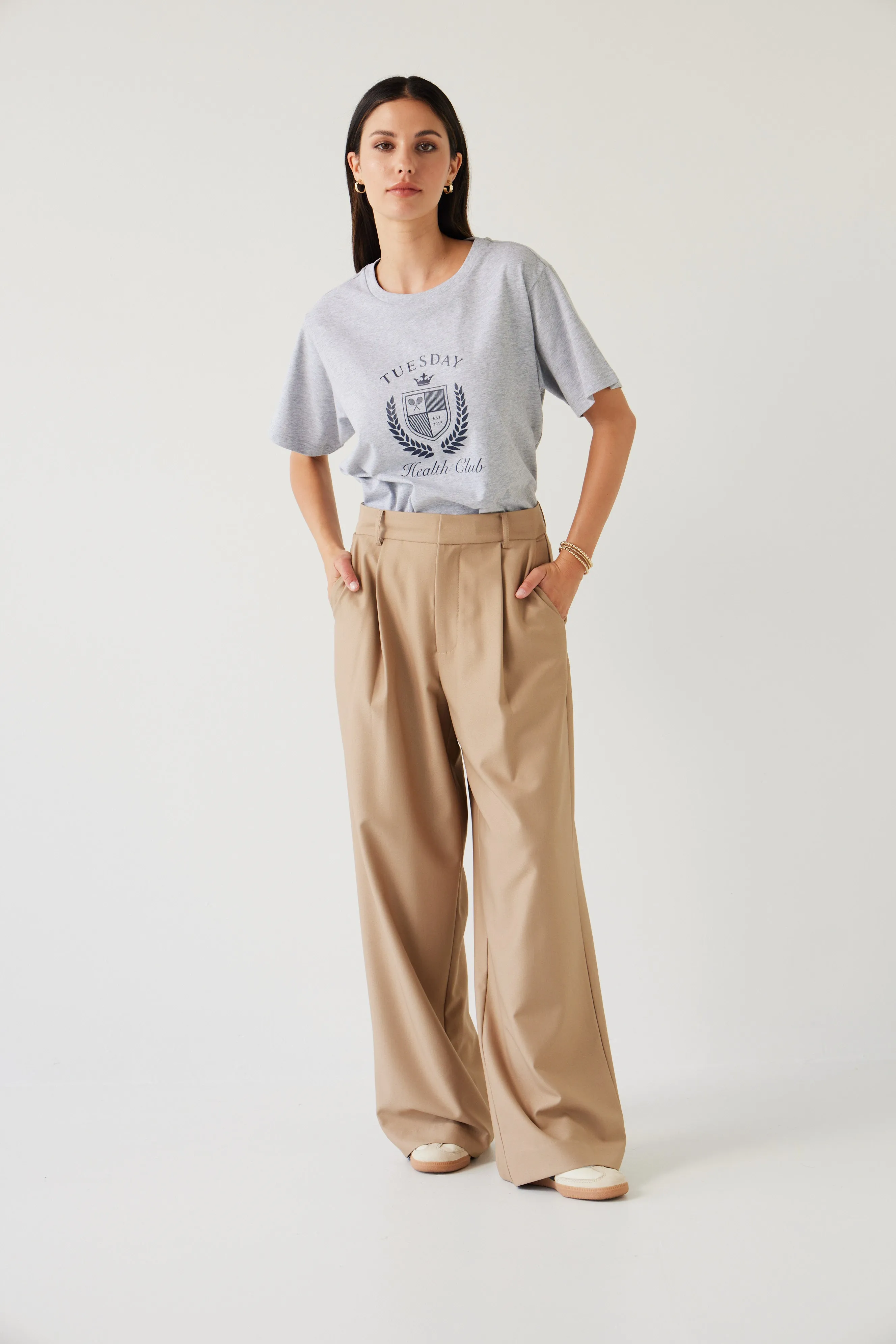 Boyfriend Pant | Sand Beige