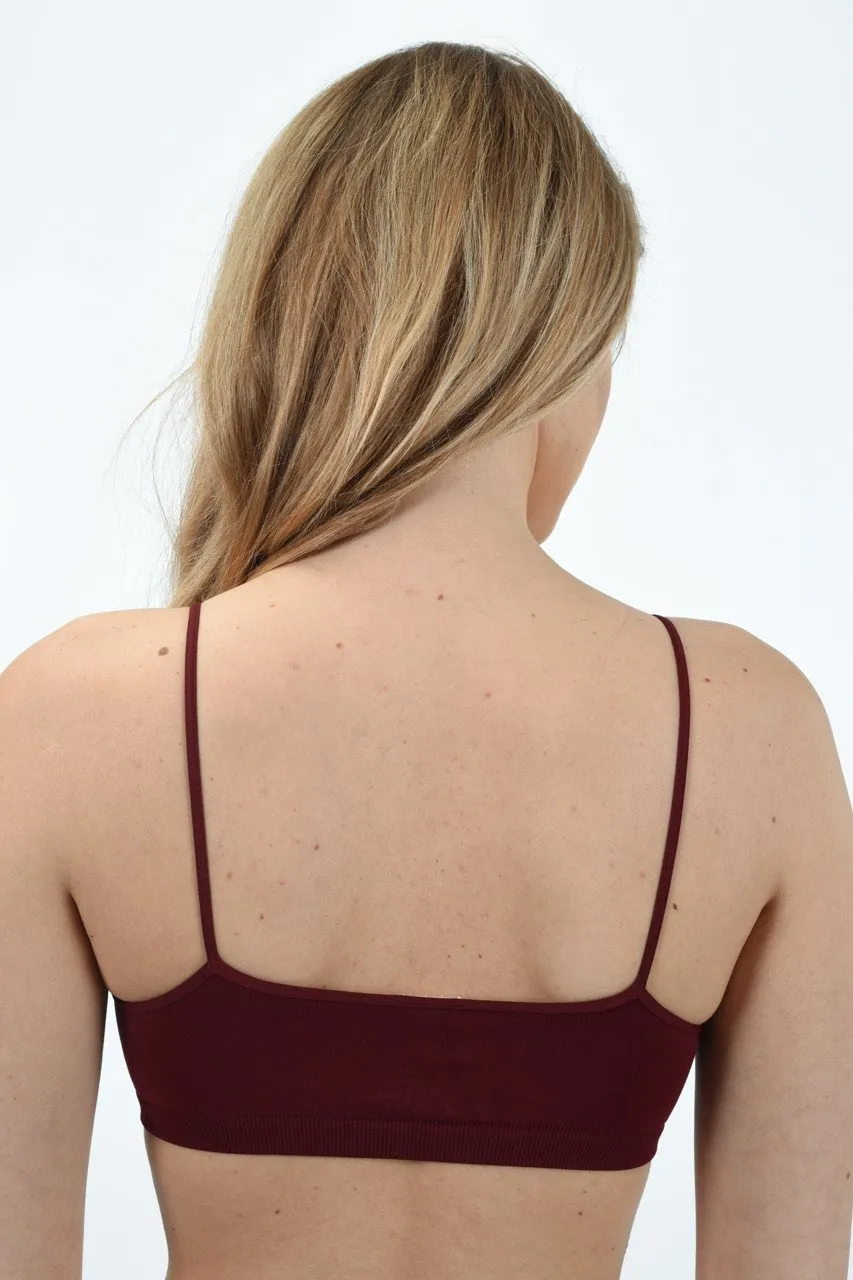 Burgundy Bralette
