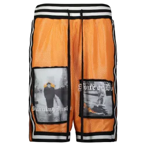 CITY ON FIRE BASKETBALL SHORT ORANGE