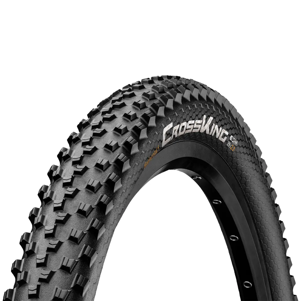 Continental Cross King Mountain Bike Wire Bead Tyre - 24 x 2.00 - Black/Black
