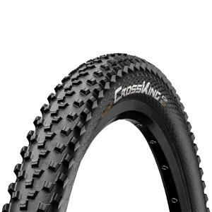 Continental Cross King Mountain Bike Wire Bead Tyre - 24 x 2.00 - Black/Black
