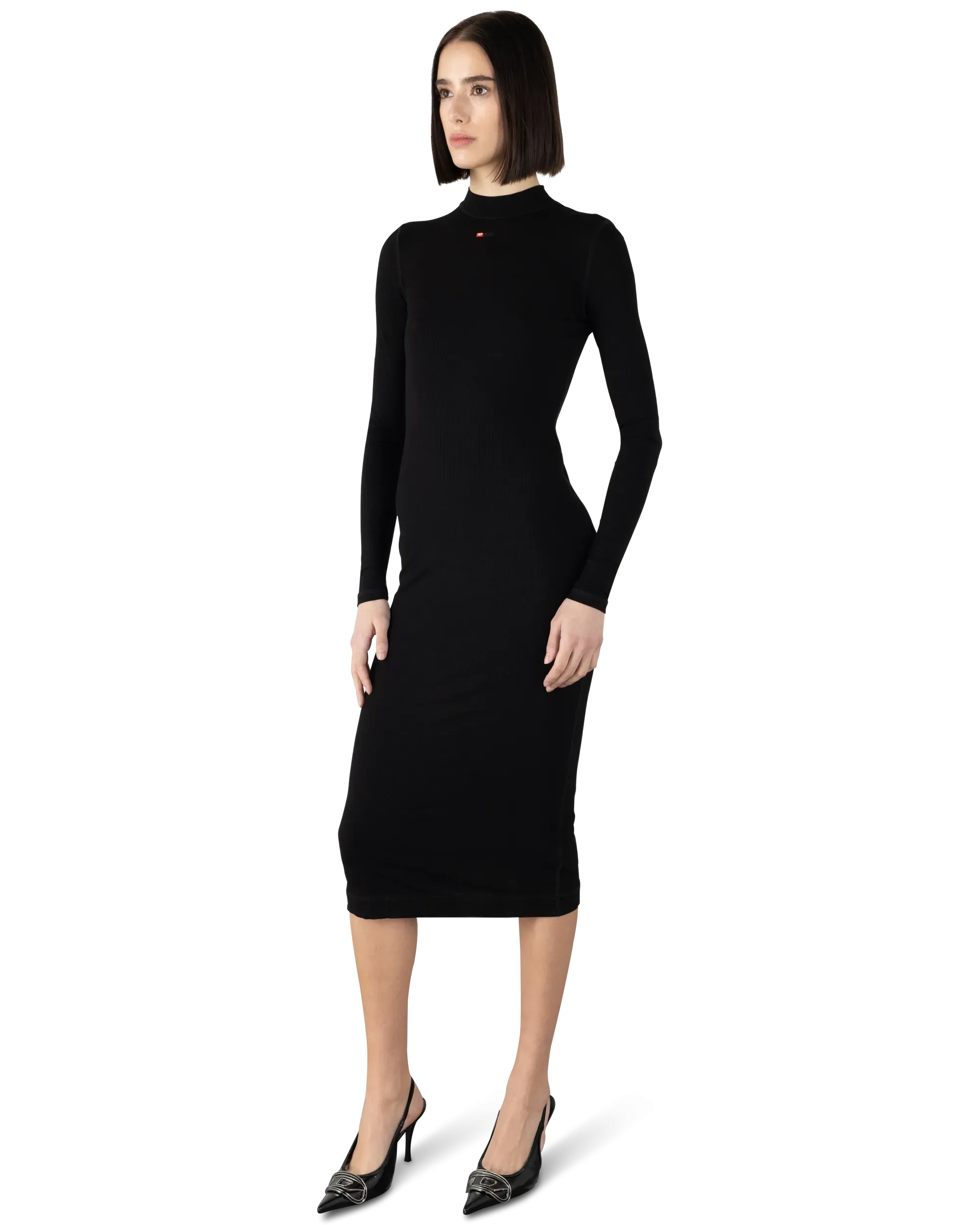 D-Mokky Long Sleeve-Microdiv Dress