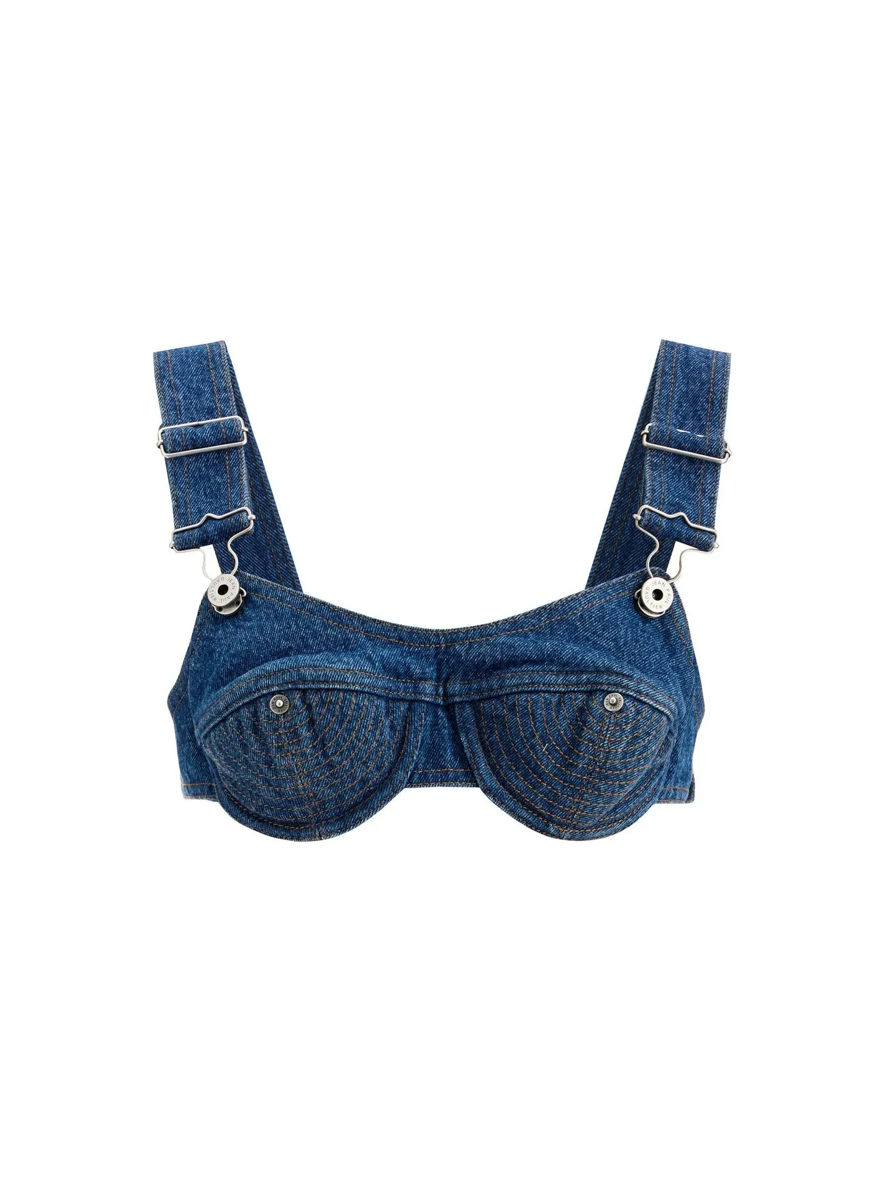 Denim Bralette Top