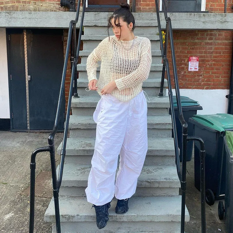 Drawstring Streetwear Cargo Pants