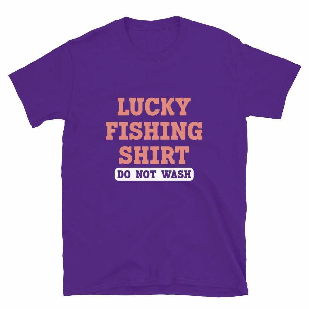 Fishing T-Shirt - Unisex Fishing T-Shirt for Lucky Anglers