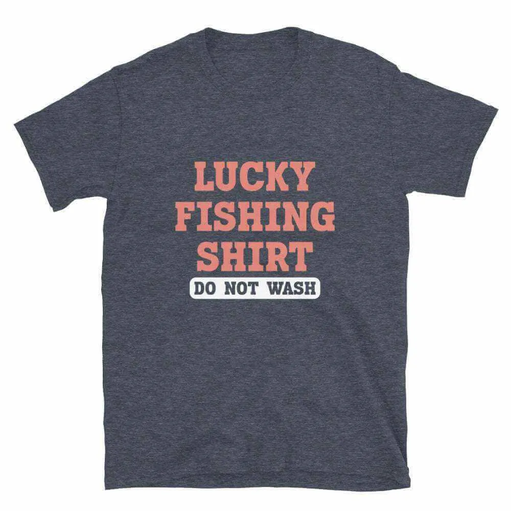 Fishing T-Shirt - Unisex Fishing T-Shirt for Lucky Anglers