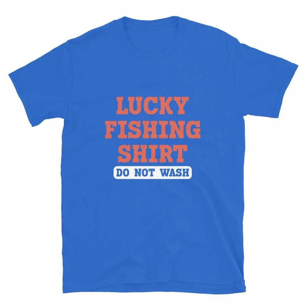 Fishing T-Shirt - Unisex Fishing T-Shirt for Lucky Anglers