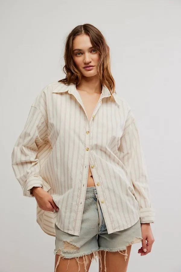 fp striped varsity vibes shirt
