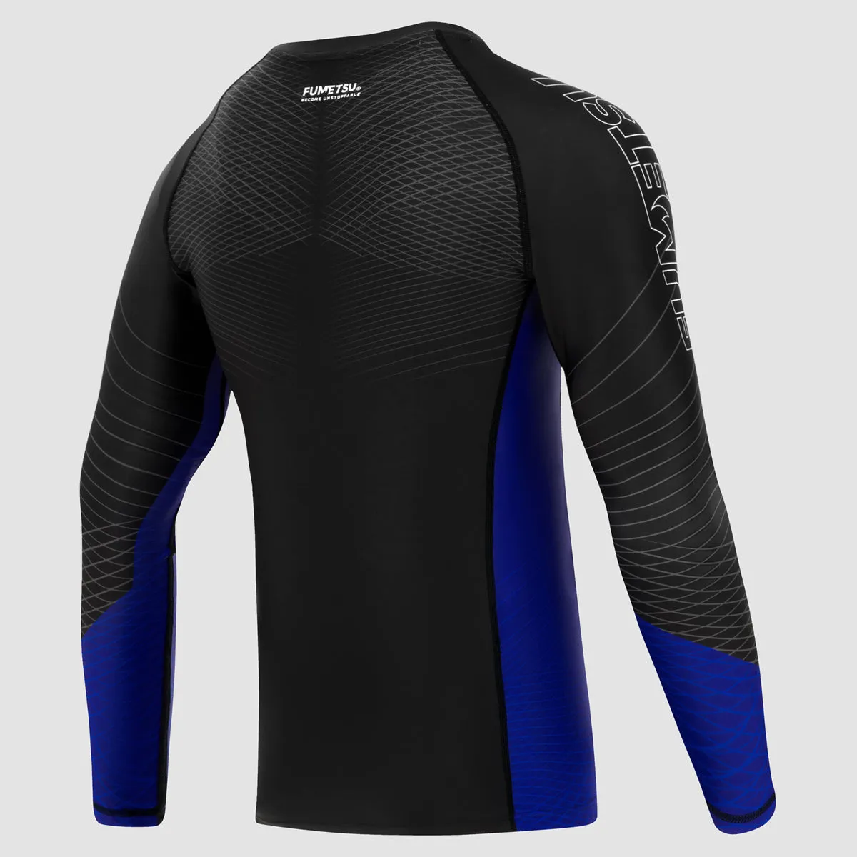 Fumetsu Competitor MK2 Long Sleeve Rash Guard Black/Blue