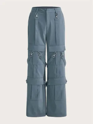 Gorpcore Flap Pocket Buckle Cargo Pants