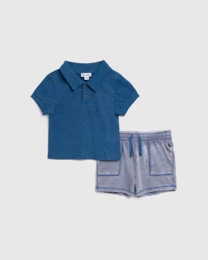 Infant Boys Laguna Short Sleeve Polo Set