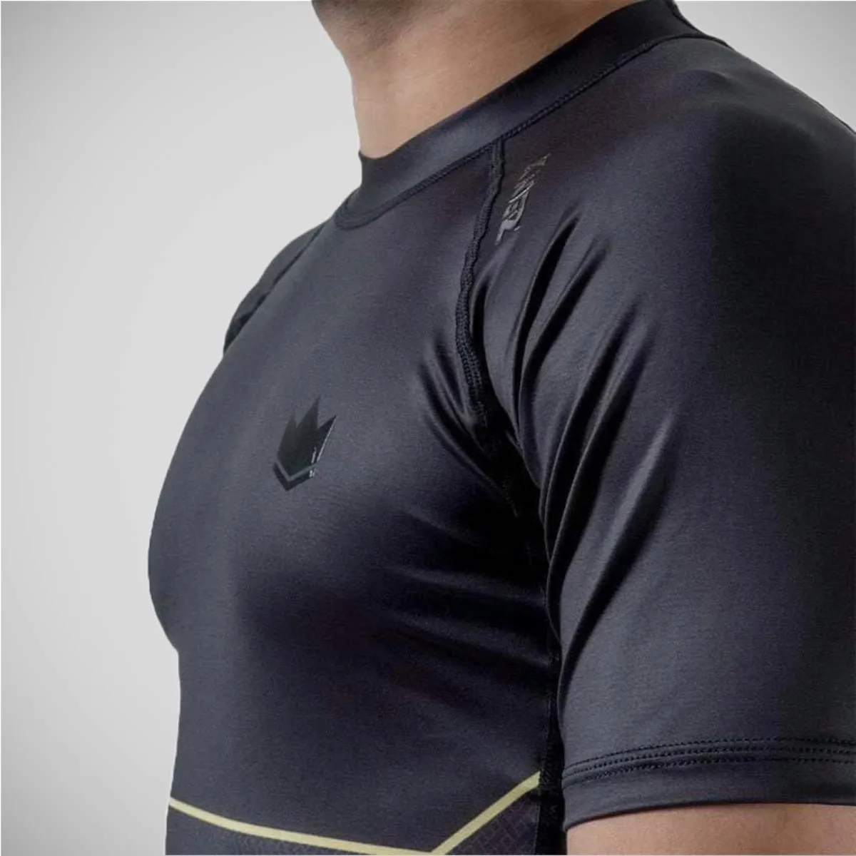 Kingz Relentless Short Sleeve Rash Guard Black