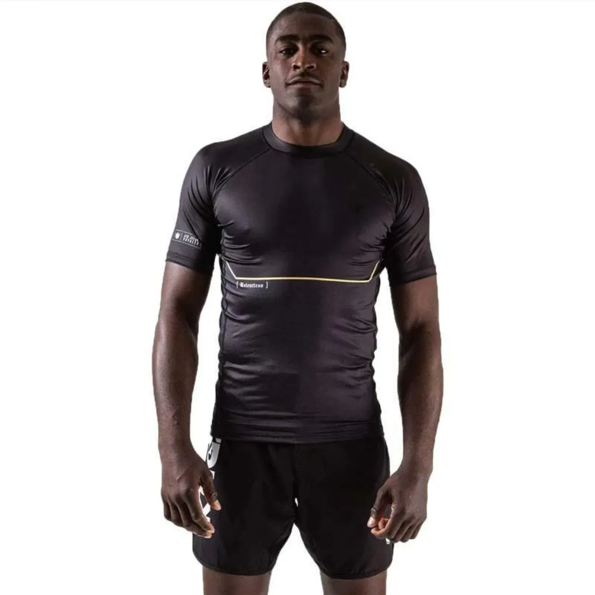 Kingz Relentless Short Sleeve Rash Guard Black