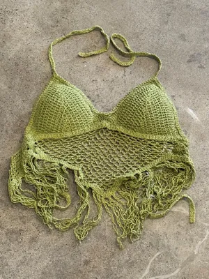 Long Line Crochet Halter