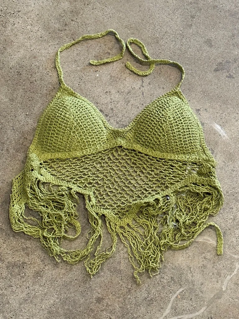 Long Line Crochet Halter