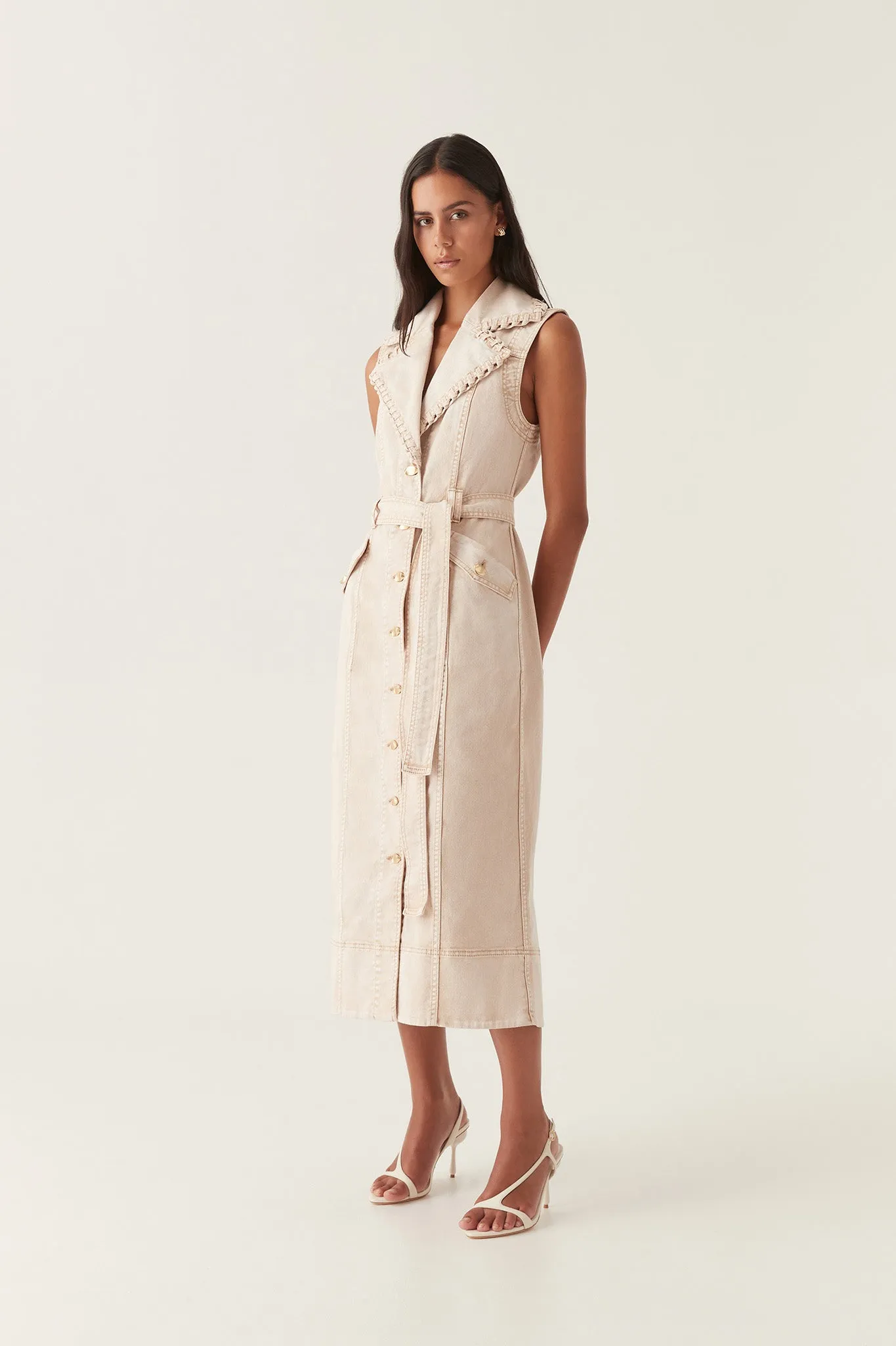 Lorah Denim Midi Dress