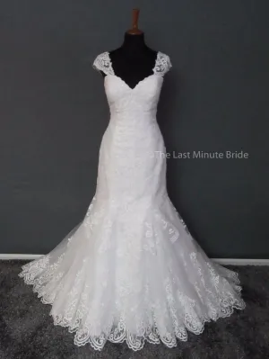 Maggie Sottero Rosamund 6MT199 with detachable cap sleeves