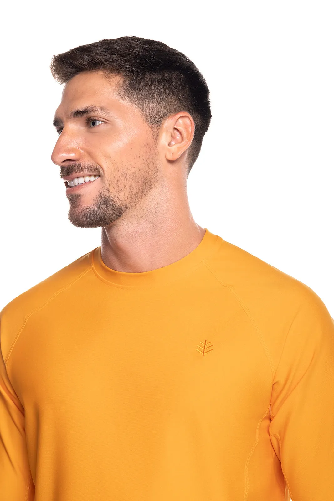 Men's Hightide Short Sleeve Swim Shirt | Apricot Crush