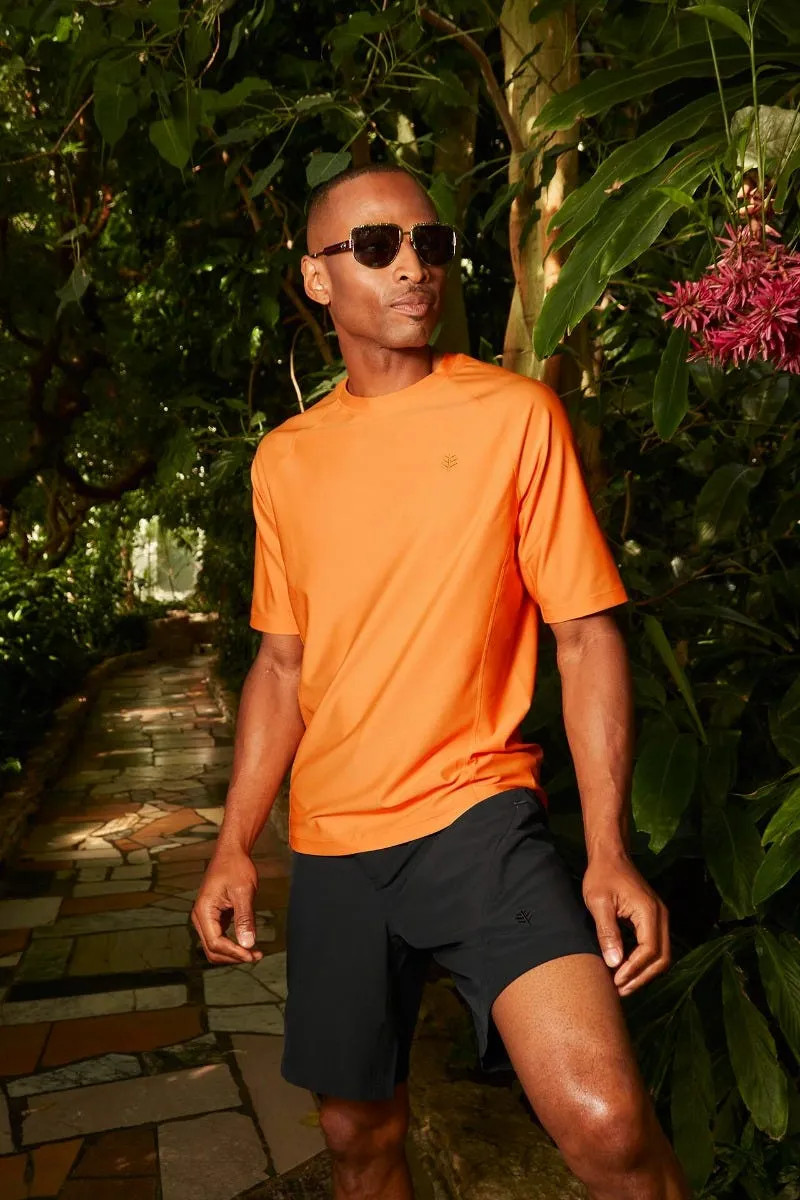 Men's Hightide Short Sleeve Swim Shirt | Apricot Crush