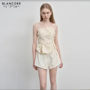 mesh detail shorts