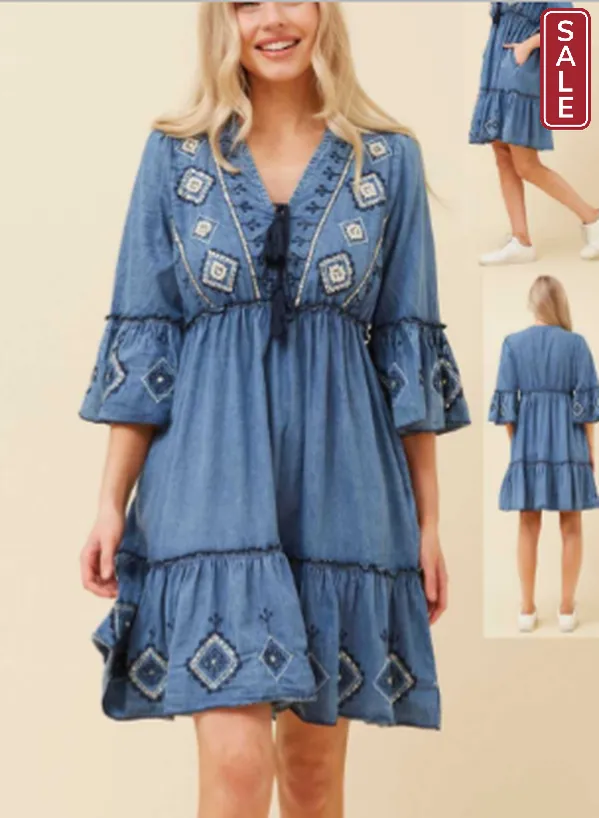 Mishka Embroidered dress