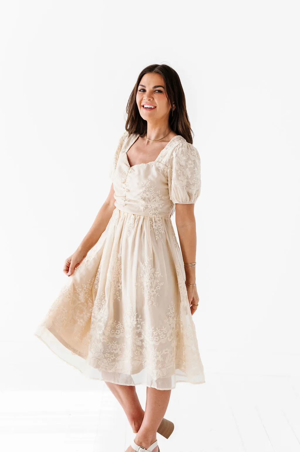 Missy Embroidered Dress